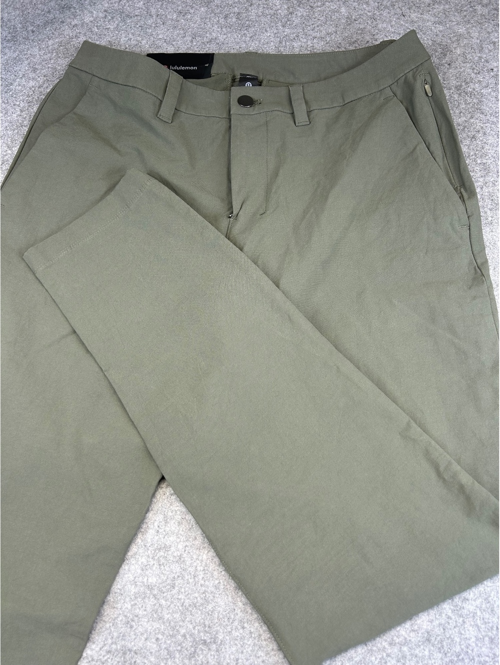Lululemon ABC Trousers VersaTwill Mens 30x32 Classic Fit Olive Green NWT Golf